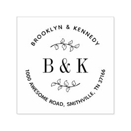 Rücksendeadresse für Blumenzehen Permastempel