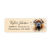 Rücksendeadresse für Bullmastiff (Vorne)