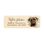 Rücksendeadresse für Bullmastiff (Vorne)