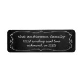 Rücksendeadresse für Chalkboard-Rahmen (Vorne)