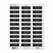 Rücksendeadresse für Chalkboard-Rahmen (Vorne)