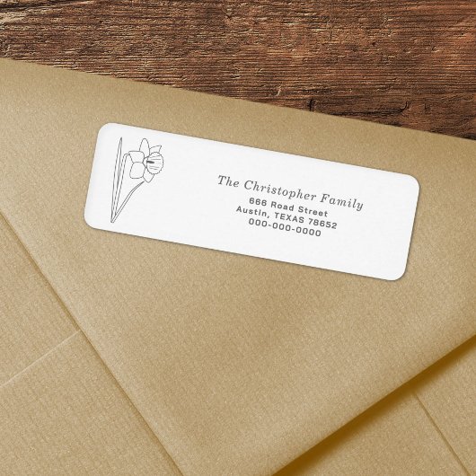 Rücksendeadresse für Daffodische Linie