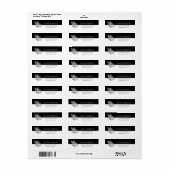 Rücksendeadresse für das Butterfly-Brautparty (Vorne)