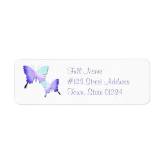 Rücksendeadresse für das Butterfly-Design