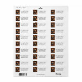 Rücksendeadresse für das Herbstfestival (Vorne)