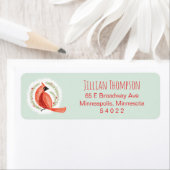 Rücksendeadresse für den bemalten Kardinal (Insitu)