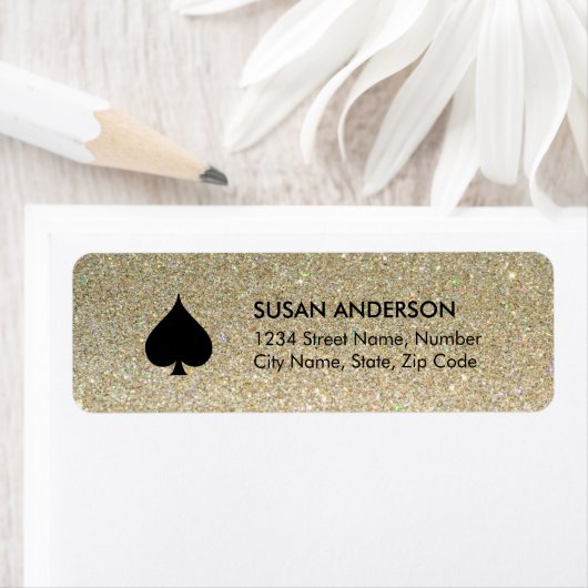 Rücksendeadresse für den Black Spade Glitzer (Insitu)