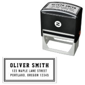 Rücksendeadresse für den Border Varsity Sporty Sty Permastempel (Beispiel)