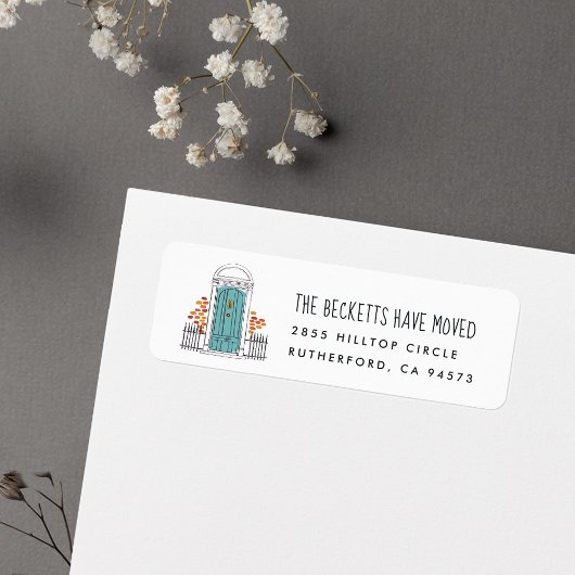 Rücksendeadresse für die Ankündigung von Blue Door