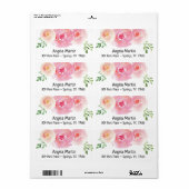 Rücksendeadresse für die Farbe Floral (Vorne)