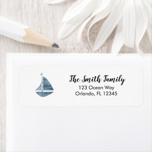 Rücksendeadresse für die Malerei von Segelbooten (Insitu)