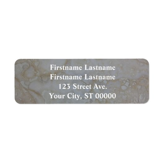 Rücksendeadresse für ein Paar mit zwei Namen (Vorne)