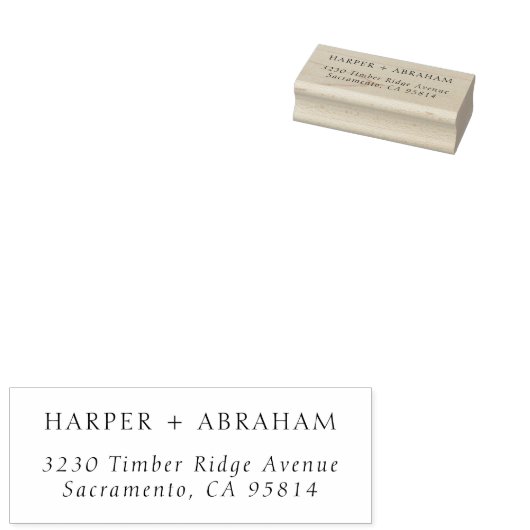 Rücksendeadresse für einfache italienische Hochzei Gummistempel (Stempel)