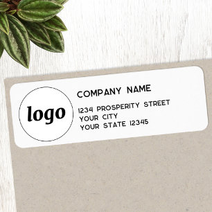 Rücksendeadresse für einfache Logos