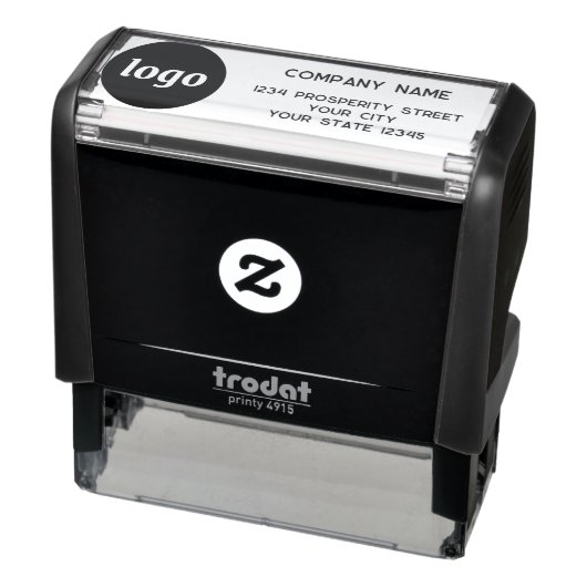 Rücksendeadresse für einfache Logos Permastempel (Produkt)