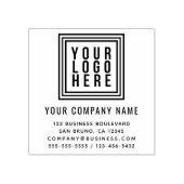 Rücksendeadresse für einfache Unternehmens- oder F Gummistempel (Prägung)