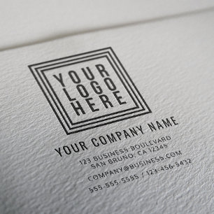 Rücksendeadresse für einfache Unternehmens- oder F Gummistempel