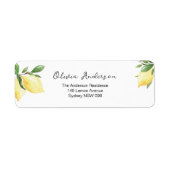 Rücksendeadresse für Elegantes Brautparty (Vorne)