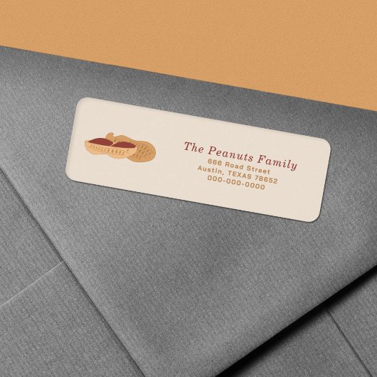 Rücksendeadresse für Erdnüsse