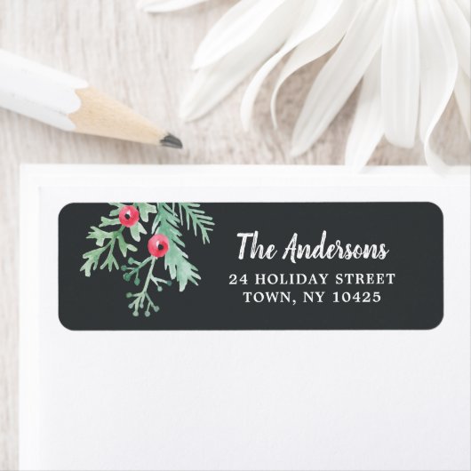 Rücksendeadresse für Evergreen Christmas Holiday (Insitu)