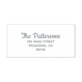 Rücksendeadresse für extravagante Skriptfamilie Permastempel (Design)