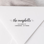 Rücksendeadresse für Familienskript Permastempel