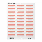 Rücksendeadresse für fett und hell (Vorne)