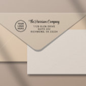 Rücksendeadresse für Firmenlogo Permastempel