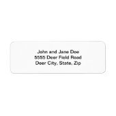 Rücksendeadresse für Foto-Kunstautos (Vorne)