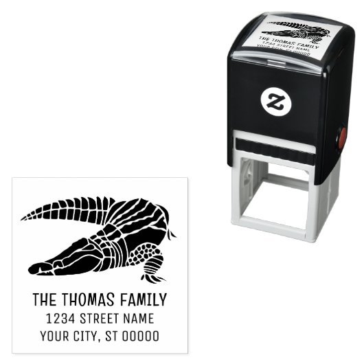 Rücksendeadresse für Gator-Name Permastempel (Beispiel)