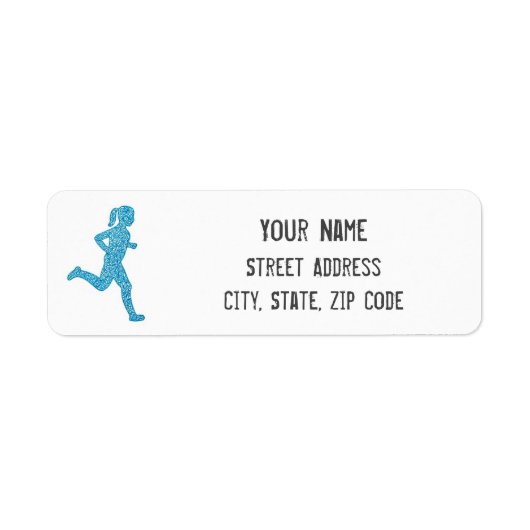 Rücksendeadresse für Girl Runner (Vorne)