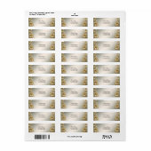 Rücksendeadresse für Golden Floral (Vorne)