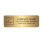 Rücksendeadresse für goldene Farbverläufe (Vorne)