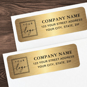 Rücksendeadresse für goldene Farbverläufe