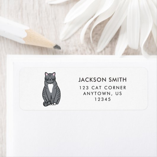 Rücksendeadresse für graue Tabby (Insitu)