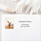 Rücksendeadresse für Hochzeiten im Weißen Foto (Insitu)