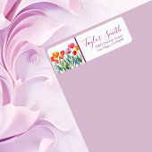 Rücksendeadresse für hübsche Multicolor-Tulips