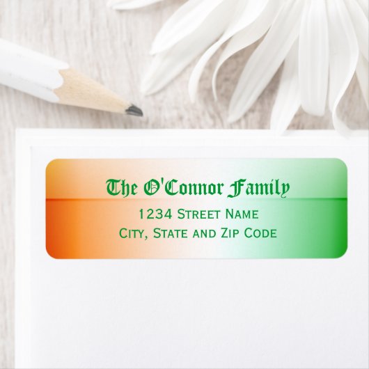 Rücksendeadresse für irisches Flag (Insitu)