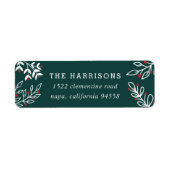 Rücksendeadresse für Joyful Wish Holiday (Vorne)