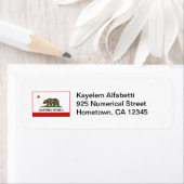 Rücksendeadresse für kalifornische Flagge (Insitu)