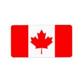 Rücksendeadresse für Kanada Adressaufkleber (Vorne)