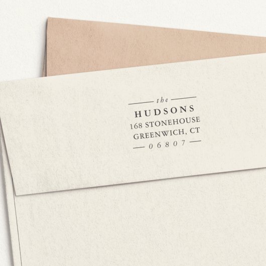 Rücksendeadresse für klassische Linien Permastempel