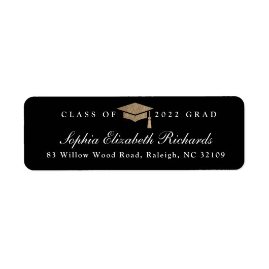 Rücksendeadresse für klassische Skript-Abschluss (Vorne)