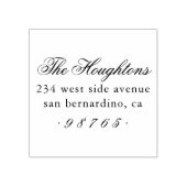 Rücksendeadresse für klassische Skriptfamilie Gummistempel (Prägung)