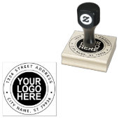 Rücksendeadresse für kundenspezifische Firmenlogos Gummistempel (Stempel)
