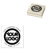 Rücksendeadresse für kundenspezifische Firmenlogos Gummistempel (Stempel)