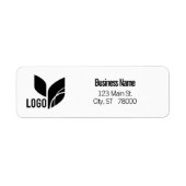Rücksendeadresse für kundenspezifische Logos (Vorne)