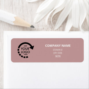 Rücksendeadresse für kundenspezifische Logos Rose 