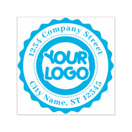 Rücksendeadresse für kundenspezifische, moderne Lo Permastempel