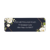 Rücksendeadresse für Kupfergeometrie (Vorne)